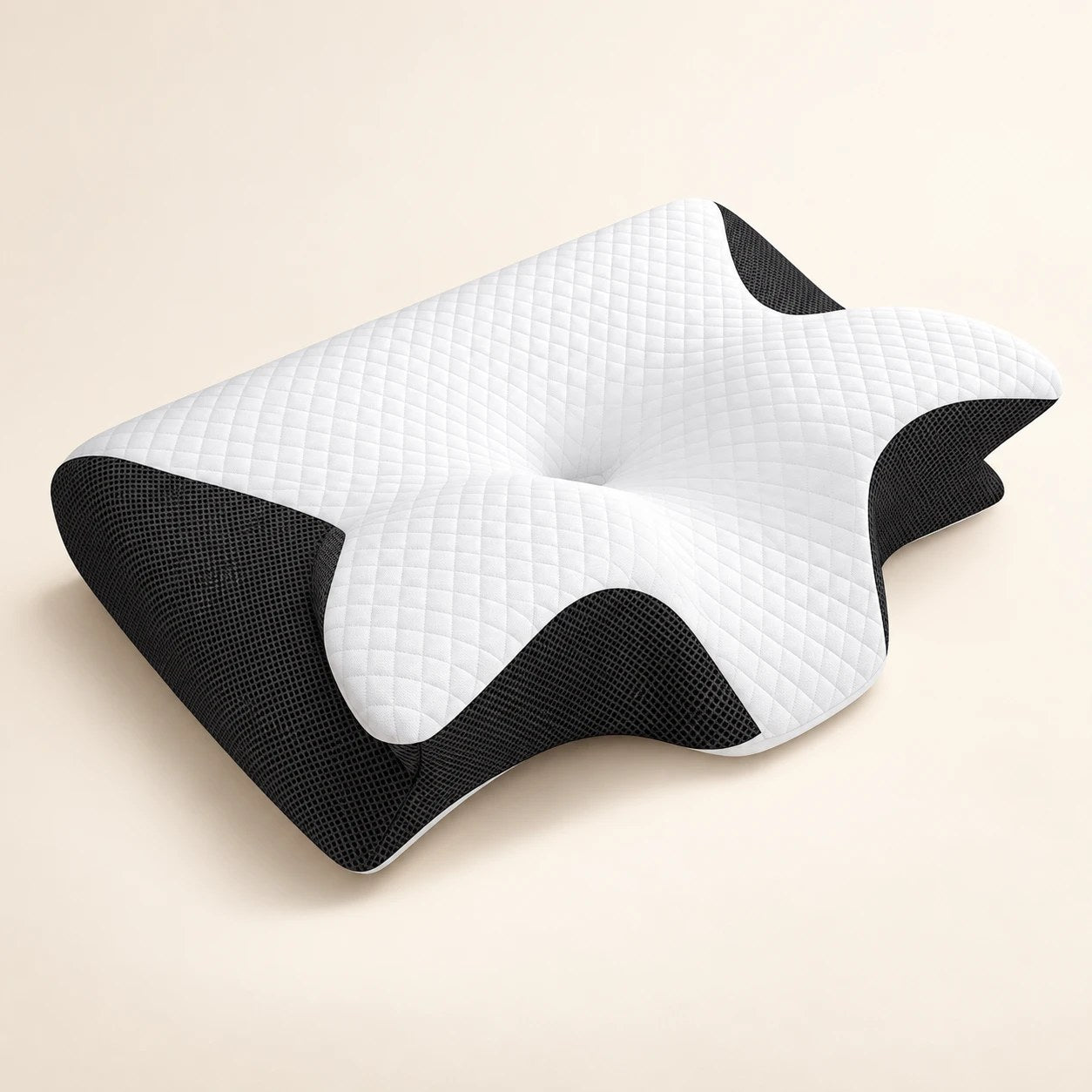 One Somnivara Contour Pillow in Black
